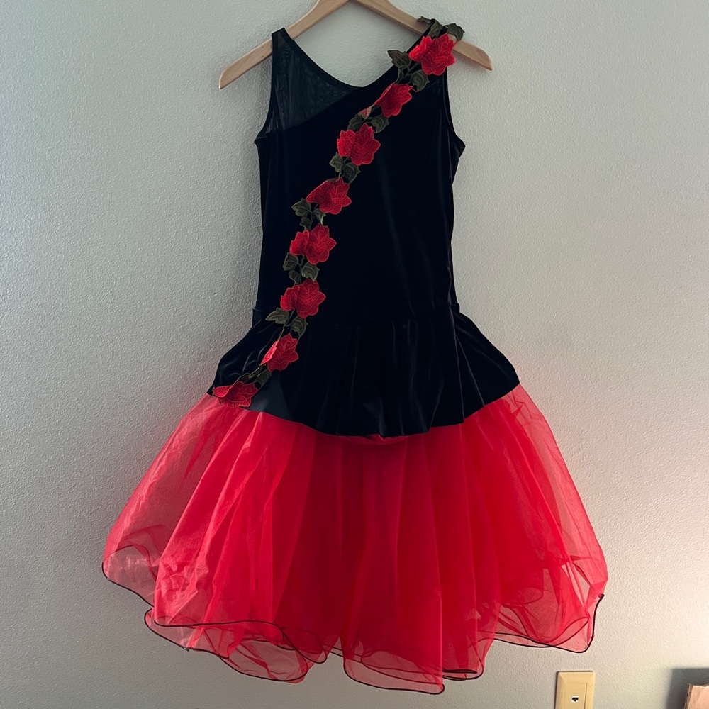Dansco Spanish Rose Two-Piece Tutu Set, AL, NEW
